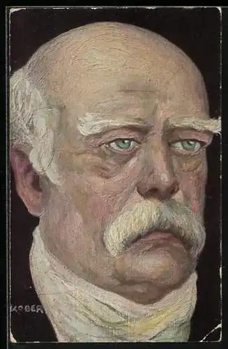 Künstler-AK Portrait des Fürsten Otto von Bismarck