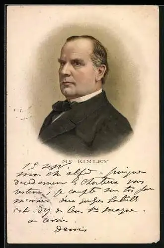 AK William McKinley, Präsident der USA