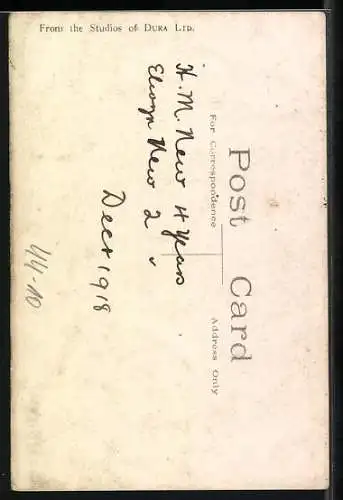 Foto-AK Kinder mit Schaukelpferd