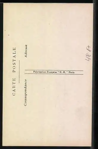 AK Mann mit Monokel, Optik
