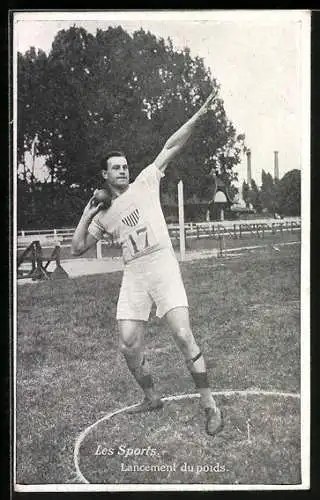 AK Leichtathlet beim Kugelstossen