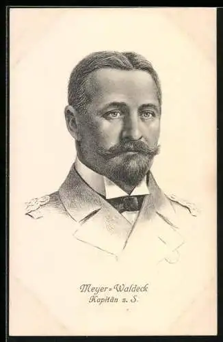AK Kapitän z. S. Meyer-Waldeck, Gouverneur von Kiautschou, Portrait
