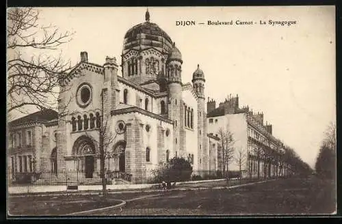 AK Dijon, Boulevard Carnot, La Synagogue