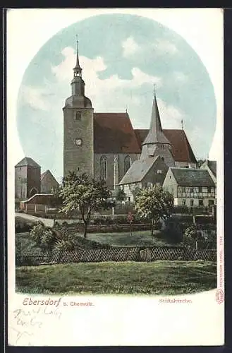 AK Ebersdorf / Chemnitz, Stiftskirche