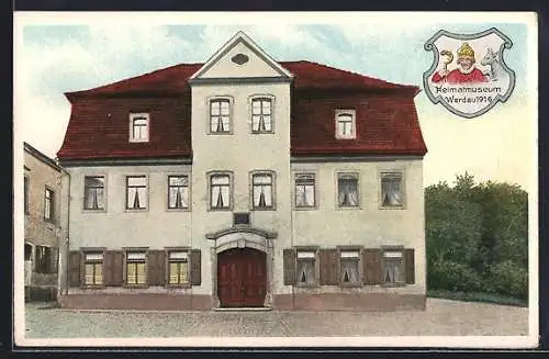 AK Werdau / Sachsen, Blick auf das Heimatmuseum