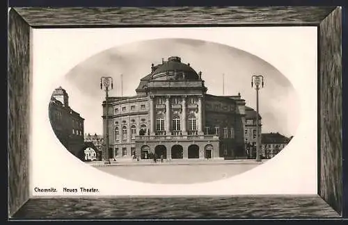 Foto-AK Chemnitz, Neues Theater