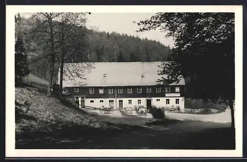 AK Schmiedeberg / Dresden, Gaststätte Wahlsmühle