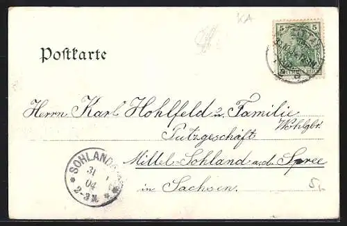 AK Zittau, Partie an der Weinau