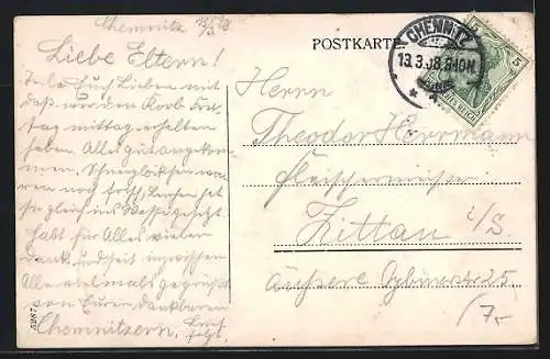 AK Chemnitz, Brückenpartie an den Markthallen