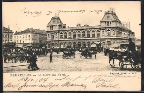 AK Bruxelles, La Gare du Nord