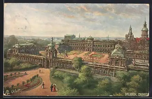 Künstler-AK Raphael Tuck & Sons Nr. 174B: Dresden, der Zwinger