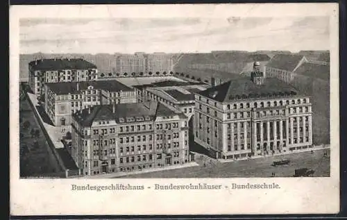 AK Leipzig, ATSB Bundesgeschäftshaus, Bundeswohnhäuser & Bundesschule