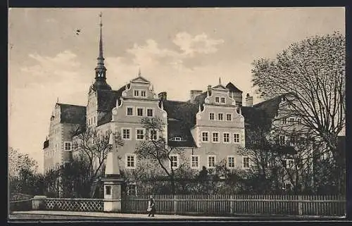 AK Dobrilugk, Blick zum Schloss