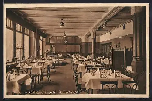 AK Leipzig, Volkshaus Leipzig, Konzert-Cafe