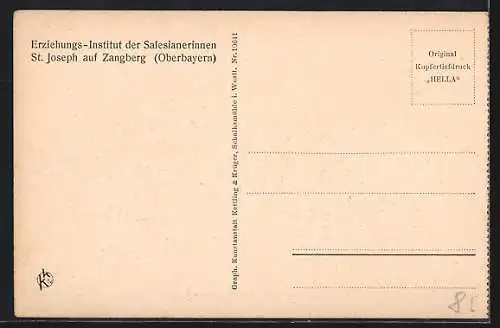 AK Zangberg, Erziehungs-Institut St. Joseph