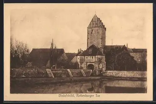 AK Dinkelsbühl, Rothenburger Tor