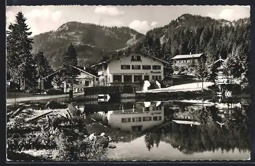 AK Schliersee, Berggasthof und Café Wurzhütte Spitzingsee