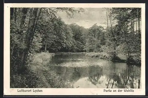 AK Lychen, Partie an der Woblitz