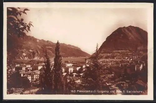 AK Lugano, Panorama col Mte. S. Salvatore