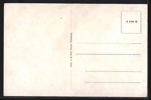 AK Dettelbach a. Main, Teilansicht mit Mönchen