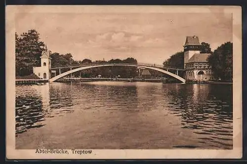 AK Berlin-Treptow, Brücke und Abtei