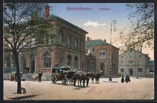 AK Kaiserslautern, Strassenpartie am Bahnhof
