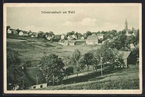 AK Schwarzenbach am Wald, Totalansicht
