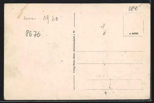 AK Schwarzenbach am Wald, Totalansicht