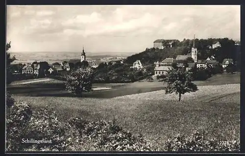 AK Schillingsfürst, Teilansicht