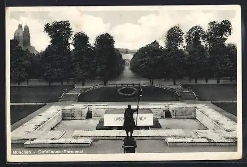 AK München, Gefallenen-Ehrenmal