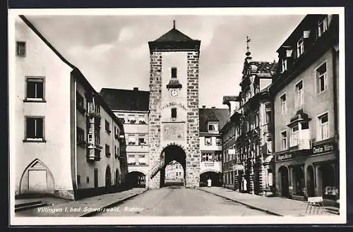 AK Villingen i. bad. Schwarzwald, Riettor