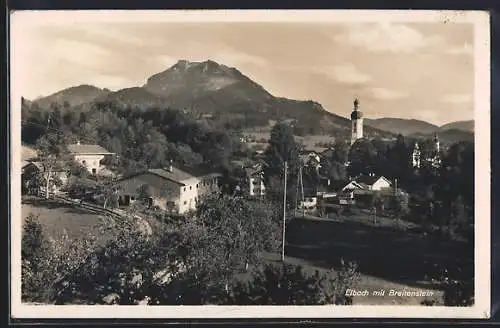 AK Elbach / Miesbach, Ortsansicht mit Breitenstein