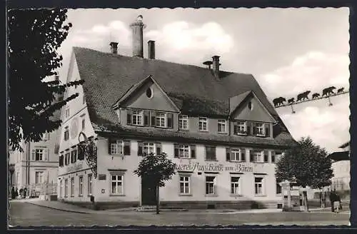 AK Schwenningen am Neckar, Gasthaus Brauereiausschank zum Bären