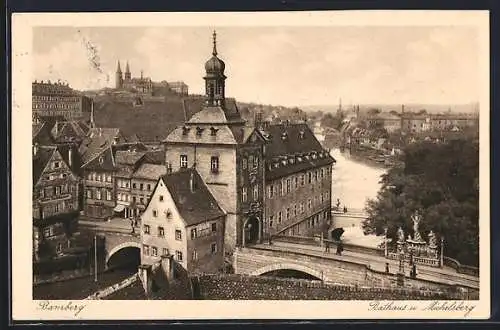 AK Bamberg, Rathaus und Michelsberg