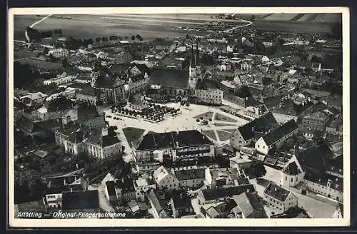 AK Altötting, Original-Fliegeraufnahme