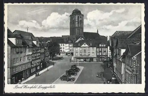 AK Bad Hersfeld, Linggplatz mit Geschäften