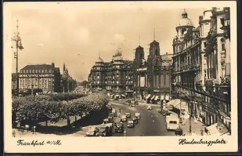 AK Frankfurt a. M., Hindenburgplatz