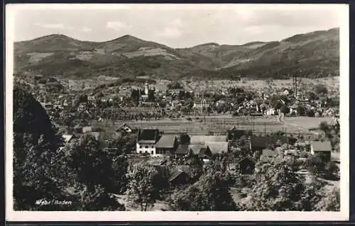AK Wehr i. Baden, Panoramaansicht der Stadt