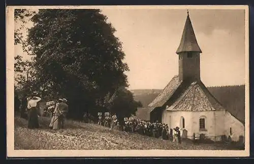 AK Buchenberg / Königsfeld, Buchenberger Kirche, Schappelhochzeit