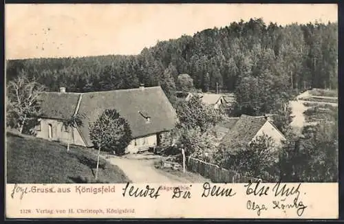 AK Königsfeld / Baden, Sägemühle