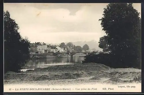AK La Ferté-sous-Jouarre /Seine-et-Marne, Vue prise du Pont