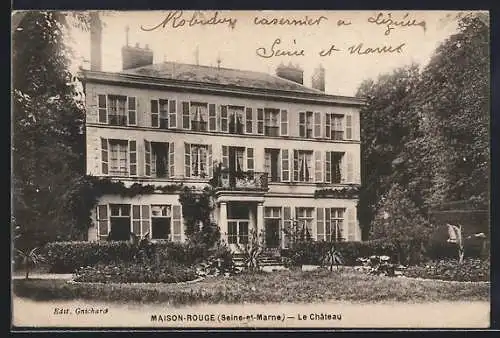 AK Maison-Rouge /Seine-et-Marne, Le Château