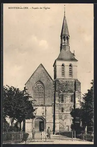 AK Montier-en-Der, Facade de l`église