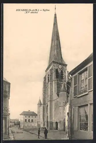 AK Jouarre /S.-et-M., Église du XVe siècle