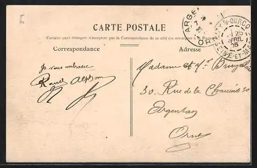 AK Meaux, Allées des Peupliers, Promenade des Trinitaires