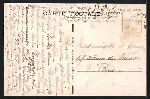 AK Pomponne /S.-et-M., Château et Bassin des Enfants