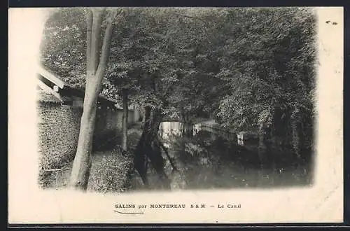 AK Montereau /S. et M., Le Canal