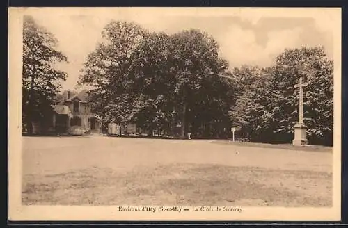 AK Ury /S.-et-M., La Croix de Souvray