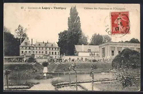 AK Thorigny, Château des Fontaines et l`Orangerie