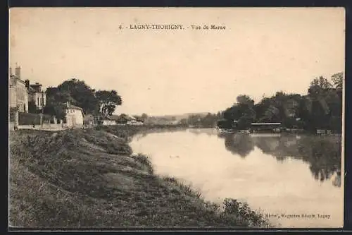AK Lagny-Thorigny, Vue de Marne